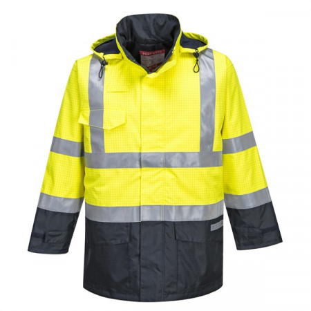 Jacheta de ploaie reflectorizanta, captusita Multi Protection ignifuga