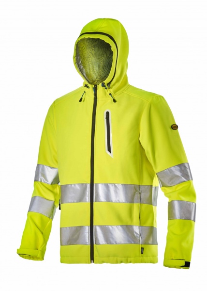 Jacheta reflectorizanta Softshell galbena Diadora