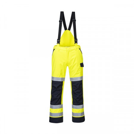 Pantaloni de lucru reflectorizanti Multi Norm galben fluorescent