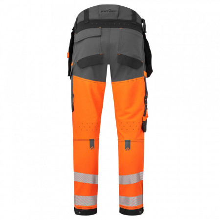 Pantalon de lucru elastici, ventilati Portwest EV4 cu buzunare multiple si Bandă reflectorizantă