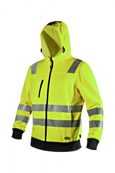 Hanorac de inalta vizibilitate Hoodie galben fluorescent