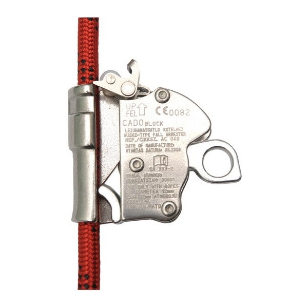 Opritor de cadere Cado Block pentru franghie 12mm