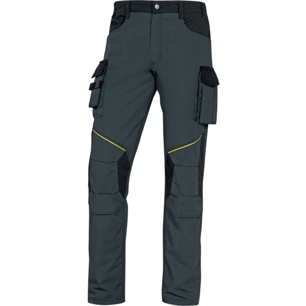 Pantaloni elastici si rezistenti | Delta Plus | Gri-Negru