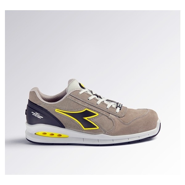 Pantofi de protectie piele intoarsa Run Net Airbox gri