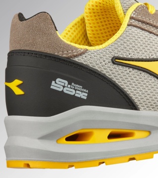 Adidasi cu bombeu metalic vara Diadora Run S1P | usori si respirabili - Img 6