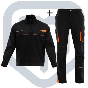 Costum de lucru mecanici auto: Pantaloni elastici si Jacheta Sara