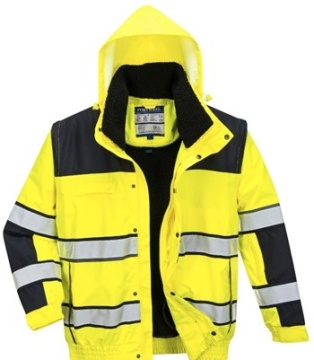 Geaca iarna groasa reflectorizanta 3/1 galben fluorescent Portwest