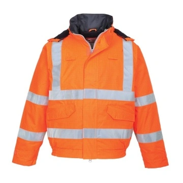 Jacheta de ploaie reflectorizanta portocaliu Multi Norm ignifuga, antistatica Portwest
