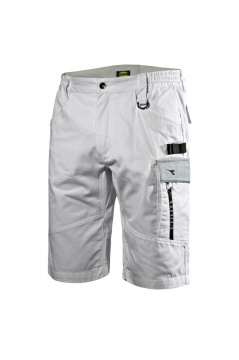 Lichidare: Ultima bucata - Pantaloni scurti albi Easywork light rezistent la abraziune