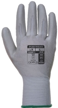 Manusi protectie nailon imersate poliuretan negru subtiri Portwest - Img 6