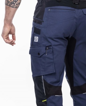 Pantaloni salopeta de lucru din bumbac elastici Ardon - Img 2