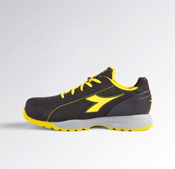 Pantofi de protectie Diadora Glove MDS S3 HRO SRC negru/galben, Best Seller - Img 2