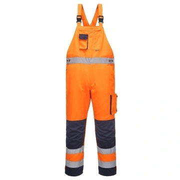 Salopeta de lucru reflectorizanta constructii drumuri Portwest