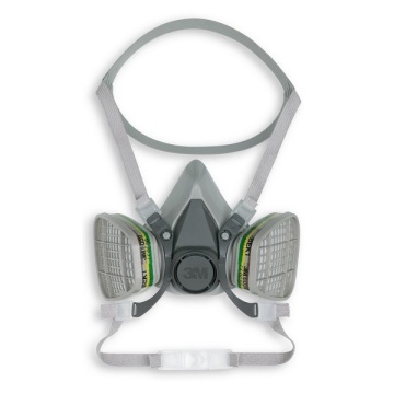 Set masca vopsitorie 3M cu 2 filtre vapori 6051, toxicitate redusa