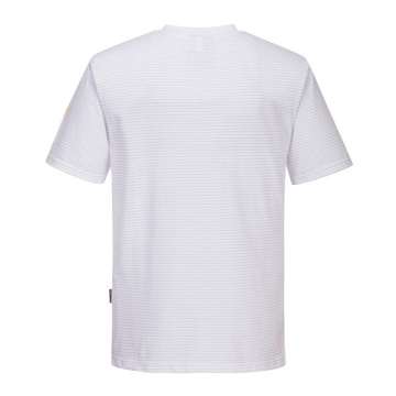 Tricou alb ESD antistatic, usor si confortabil Portwest - Img 2