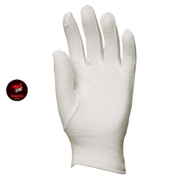 10x Manusi bumbac 100% alb 23cm pentru ospatari