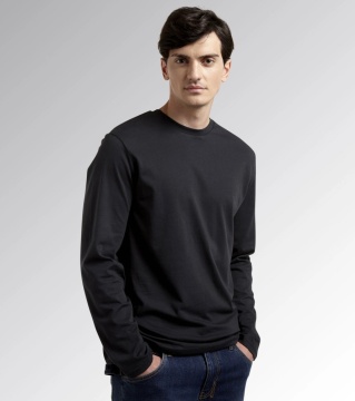 Bluza cu maneca lunga din bumbac organic Mono Diadora Utility
