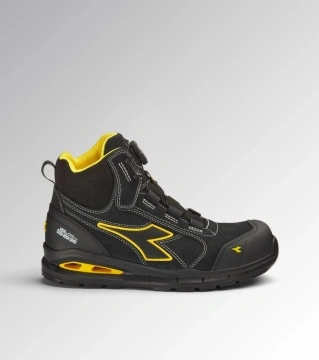 Bocanci de lucru Diadora din piele cu inchidere rapida BOA S3S FO SR SC ESD