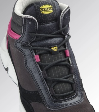 Bocanci protecție dama Diadora Athena Mid S3L FO SR ESD detaliu