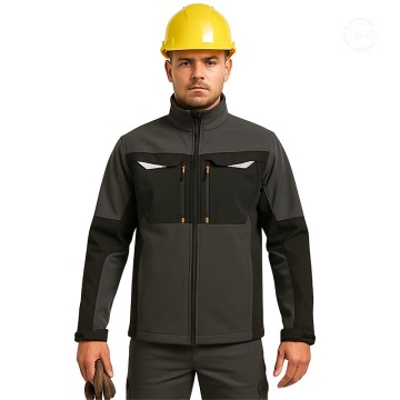 Geaca lucru sport primavara toamna Softshell neagra - Img 4