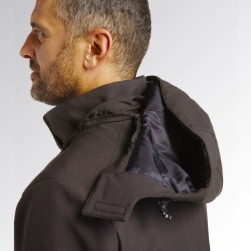 Jachetă Softshell de Iarnă | Rezistentă la Apă și Vânt Diadora gri inchis - Img 4