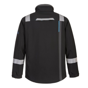 Jacheta softshell ignifuga rezistenta la substante chimice, neagra Portwest - Img 2
