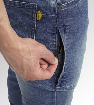 Lichidare: Ultimele bucati - Pantaloni blugi Diadora Stone stretch - Img 4