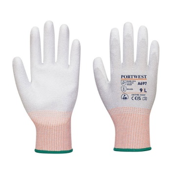 Manusi protectie ESD respirabili, imersate in PU Portwest