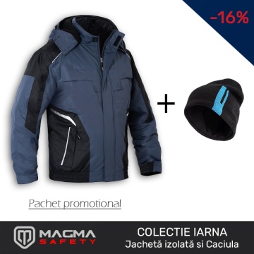 Pachet iarna Jachetă izolată si Caciula | Best Seller - Img 2