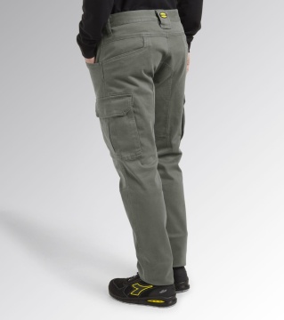 Pantaloni de lucru Cargo Diadora gri Stretch - Img 2