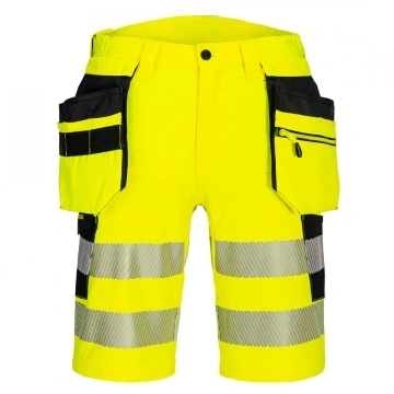 Pantaloni reflectorizanti scurti cu buzunare detasabile Portwest DX4