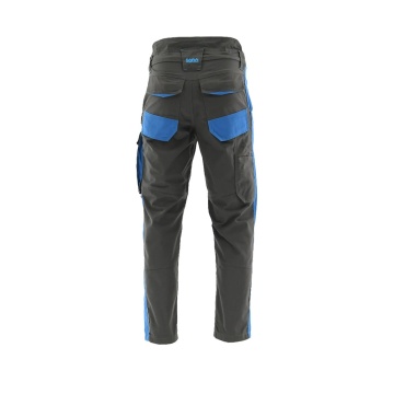 Pantaloni salopeta barbati Sara | Functionali si rezistenti | gri-albastri - Img 4