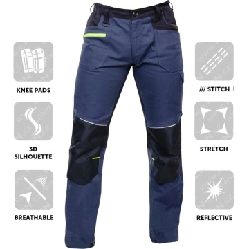 Pantaloni salopeta de lucru din bumbac elastici Ardon