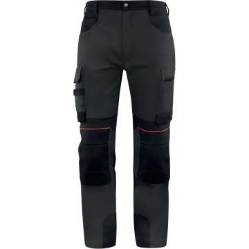 Pantaloni stretch rezistenti cu Cordura | Delta Plus | Gri-Negru