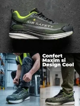 Pantofi de protectie S1P ultra usori, comozi si respirabili Sir Safety, pentru vara - Img 2