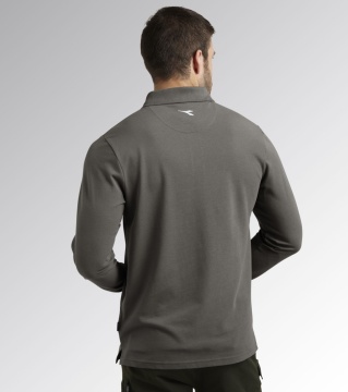 Polo bumbac Atlantis Organic cu maneca lunga Diadora Utility - Img 3