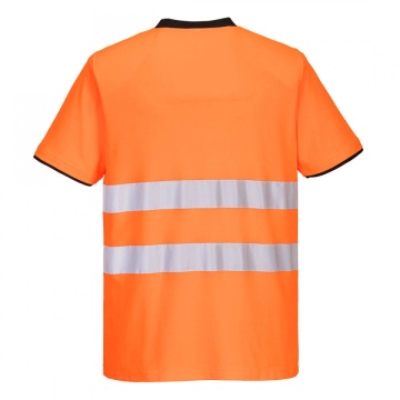 Tricou cu maneca scurta reflectorizant Portwest Hi-Vis PW2 - Img 2