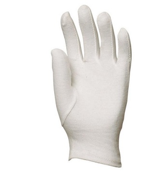 10x Manusi bumbac 100% alb 23cm pentru ospatari - Img 2