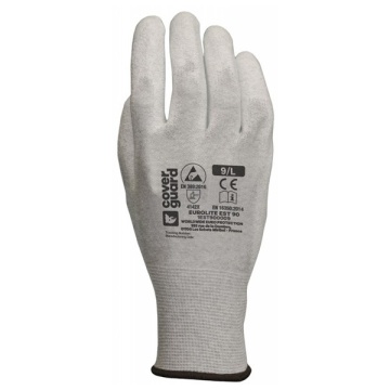 10x Manusi de precizie cu protectie ESD, imersate in PU - Img 2
