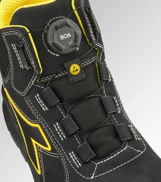 Bocanci de lucru Diadora din piele cu inchidere rapida BOA S3S FO SR SC ESD - Img 4