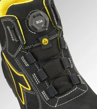 Bocanci de lucru Diadora din piele cu inchidere rapida BOA S3S FO SR SC ESD - Img 4