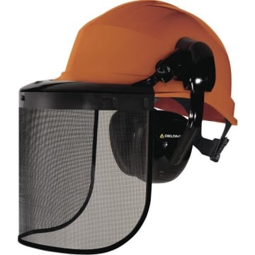 Casca de protectie FORESTIER 3 cu viziera plasa si antifoane