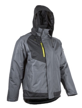 Geaca Iarna material Ripstop Gri-negru