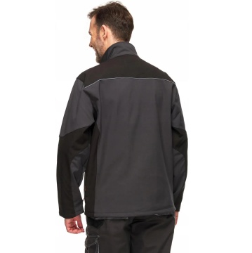 Geaca lucru sport primavara toamna Softshell neagra - Img 3
