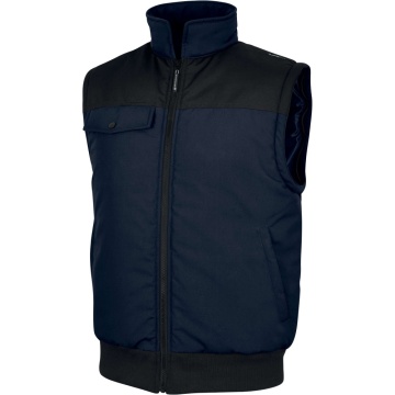 Jacheta Bomber calduroasa cu maneci detasabile Delta Plus | Bluemarin-Negru - Img 2