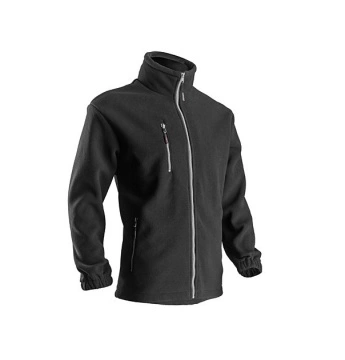 Jacheta din fleece polar foarte gros negru