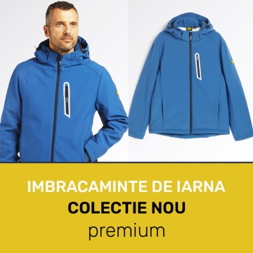 Jachetă Softshell de Iarnă | Rezistentă la Apă și Vânt Diadora albastru - Img 4