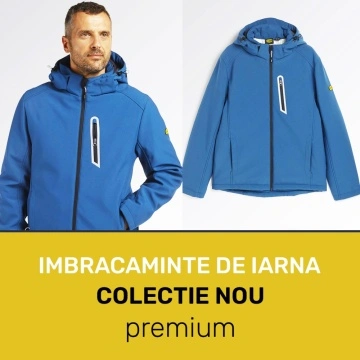 Jachetă Softshell de Iarnă | Rezistentă la Apă și Vânt Diadora albastru - Img 4