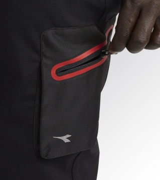 Lichidare: Ultima bucata, Pantaloni talie bumbac Stretch Cargo negru - Img 4