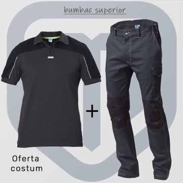 Pachet de lucru vara: Pantaloni si tricou de lucru casual Siggi - Img 1